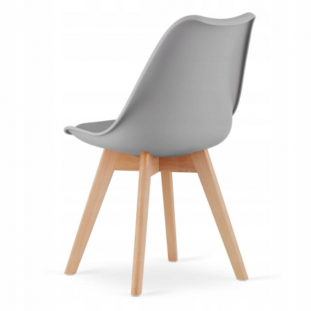 Scaun bucatarie/living, Artool, Mark, PP, lemn, gri, 49x42x82 cm [5]