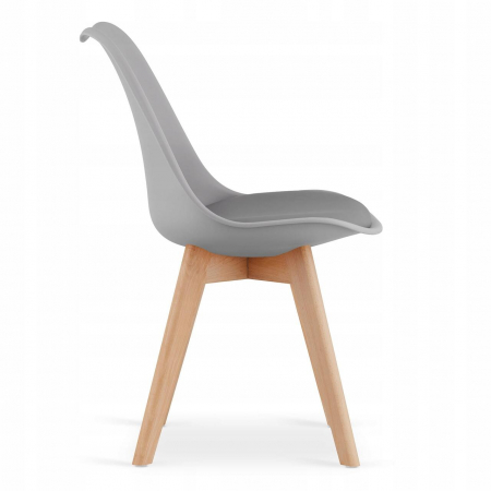 Scaun bucatarie/living, Artool, Mark, PP, lemn, gri, 49x42x82 cm [7]