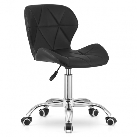 Scaune birou - Scaun de birou, Artool, Avola, rotativ, piele ecologica, negru, 47.5x55.5x84.5 cm