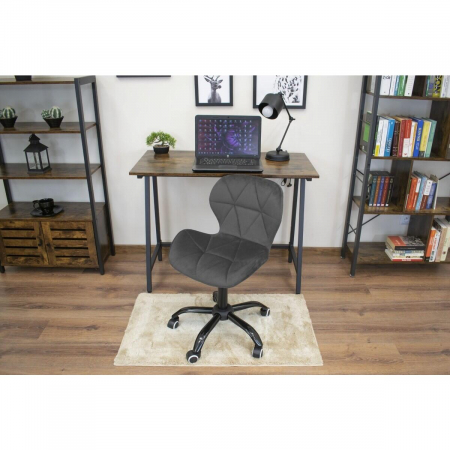 Scaun de birou, Artool, Noto, catifea, gri si negru, 53.5x57.5x74-86 cm [1]