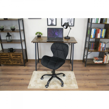 Scaun de birou, Artool, Noto, catifea, negru, 53.5x57.5x74-86 cm [1]