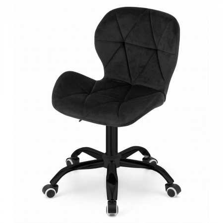 Scaun de birou, Artool, Noto, catifea, negru, 53.5x57.5x74-86 cm [9]