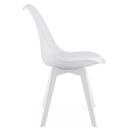 Set masa de toaleta/machiaj Vanessa + scaun Mark, alb, cu oglinda si LED-uri, 130x43x143 cm [5]