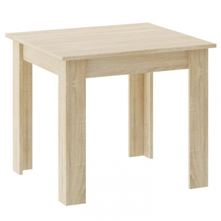 Set masa pentru sufragerie/living + 4 scaune Osaka negru, Artool, lemn, stejar sonoma, 80x80x75 cm [1]
