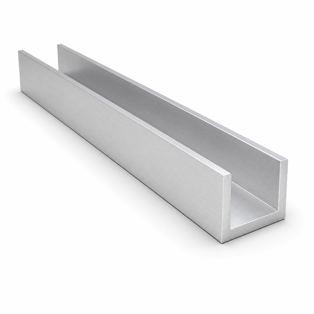 Profil Aluminiu U - Profil Aluminiu U 8x8x1 mm, Aliaj 6060 T6