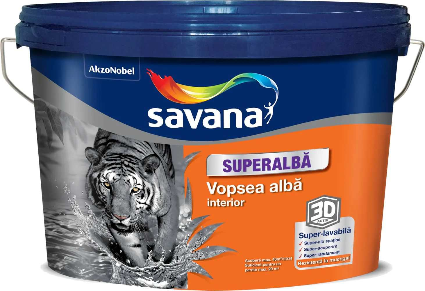 Vopsele Lavabile Pentru Interior - VOPSEA LAVABILA ALBA INNENWEISS, INTERIOR 8,5L