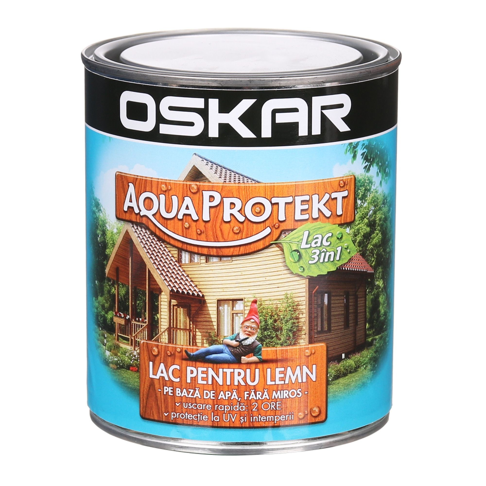 AQUA LAC PENTRU LEMN OSKAR, ALUN 0.75L [3]