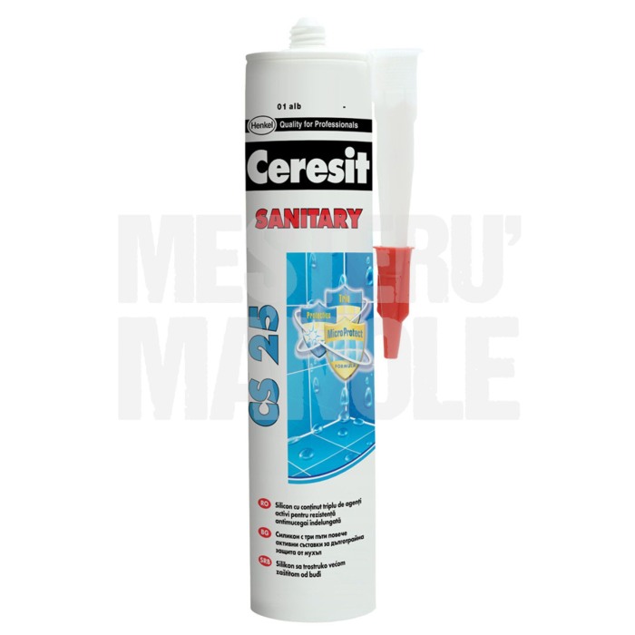 SILICON SANITAR CS 25 BEJ 280ML CERESIT [1]
