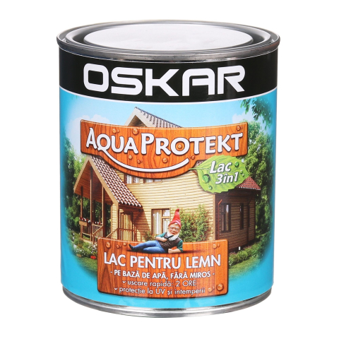 AQUA LAC PENTRU LEMN OSKAR, ALUN 0.75L [2]