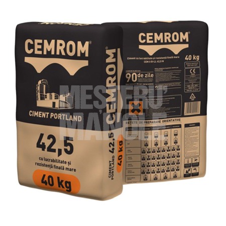 Materiale de Constructii - CIMENT CEMROM 40 KG CEMROM