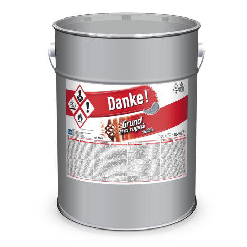 Amenajari Pentru Interior - Grund metal, 10L, Danke, Gri