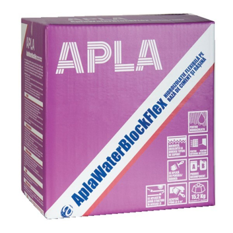 HIDROIZOLATIE FLEXIBILA APLA WATER BLOCK FELX 15,2 KG APLA [2]