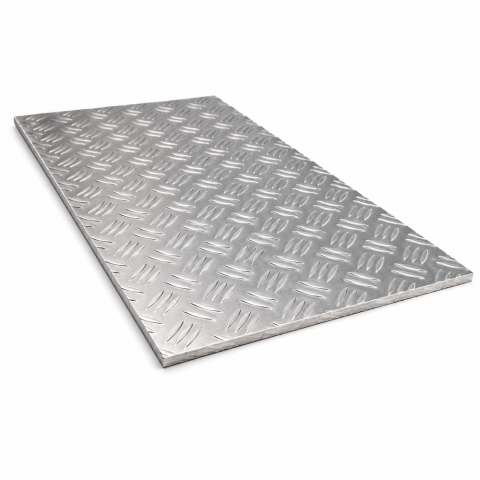 Tabla Aluminiu Striata Diamond - Tabla Aluminiu Striata Diamond, 1.5 mm, 1000 x 2000 mm