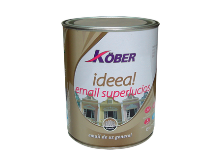 Vopsele - EMAIL SUPER LUCIOS 0.75L ALBASTRU LUMINOS IDEEA