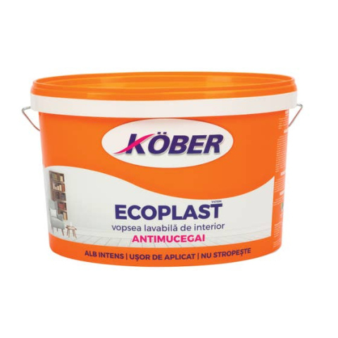 Amenajari Pentru Interior - VOPSEA LAVABILA DE INTERIOR ECOPLAST 8.5L