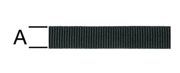 Lanturi,sfori si accesorii - 106102250RG CHINGA PP NEAGRA 25MM EURONARCIS
