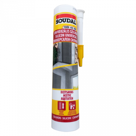Amenajari Pentru Interior - 160359 SILICON UNIVERSAL ALB 310ML SOUDAL