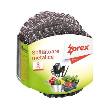 Pentru curatat - 1710 ZOREX BASIC SPALATOARE METALICE 3/SET