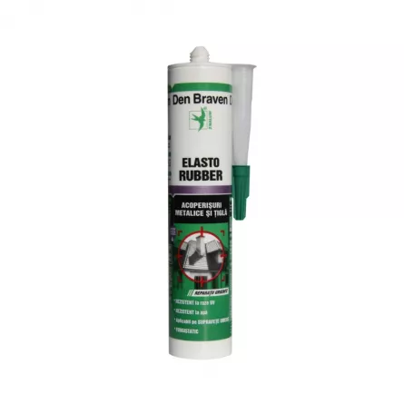Amenajari Pentru Interior - 210473 SILICON ACOPERISURI ELASTO RUBBER TRANSPARENT 280ML DENBRAVEN