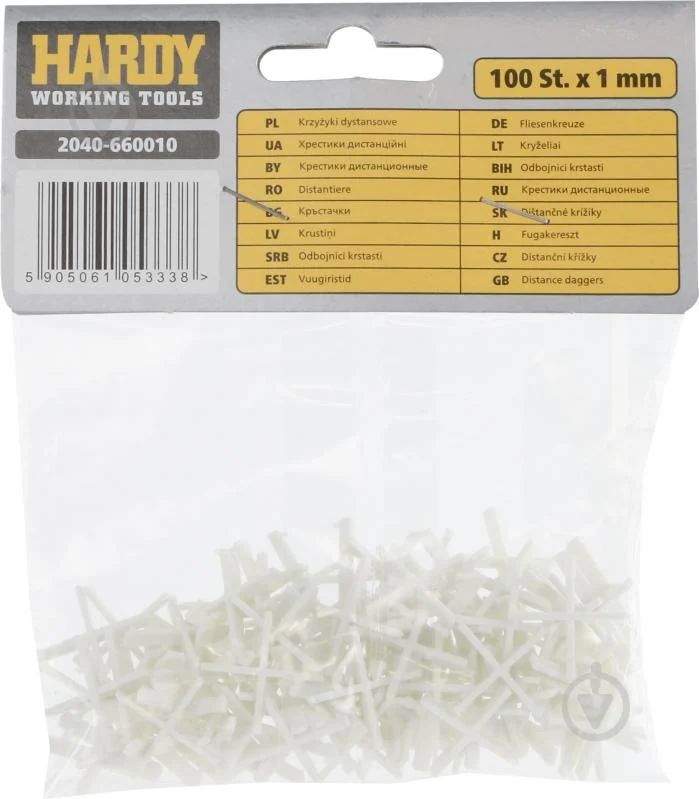Gresie si faianta - 660010 DISTANTIERI 1MM HARDY IMP
