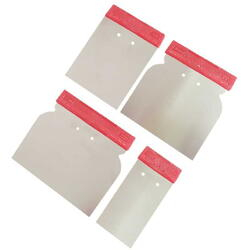 Pentru zugravit si vopsit - 91000199 SET 4 SPACLURI PLASTIC 50/80/100/120MM COLOREXPERT