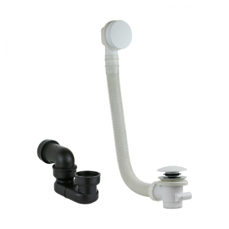Obiecte Sanitare - A55K VENTIL CADA METALIC + SIFON ALCAPLAST