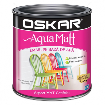 Vopsele - VOPSEA AQUA MATT OSKAR MARO 0,6L