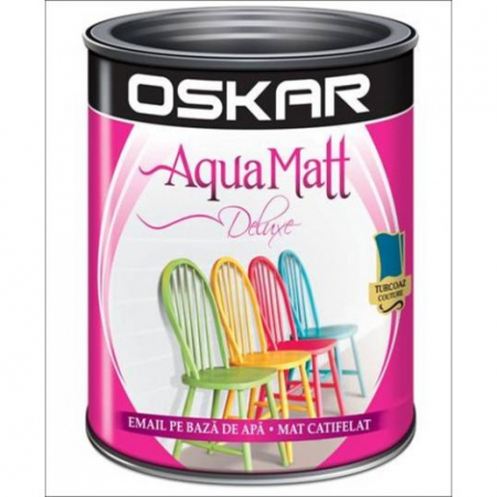 Lacuri - AQUA MAT 0.6L NEGRU MINIMALIST OSKAR