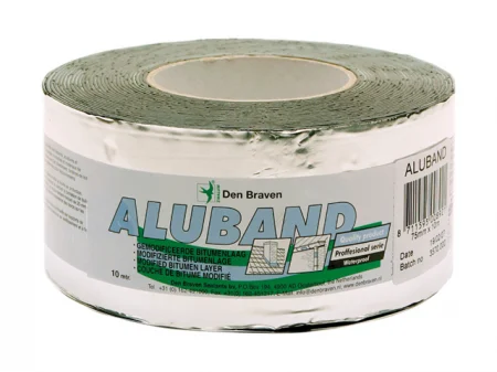 Produse Pentru Marmura, Travertin, Granit si Beton - BANDA ALUMINIU-BITUM ALUBAND 20CM-10M DENBRAVEN