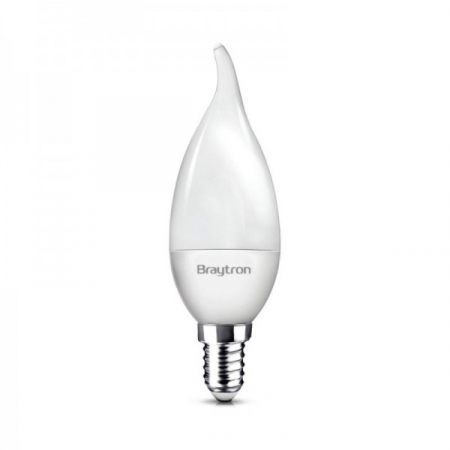 Instalatii Electrice - BR-5W.C37T.E14.6 BEC BEC LED 5W E14 C37T 6500K 410LM FLACARA