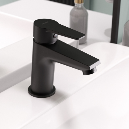Obiecte Sanitare - BTR2BL BATERIE STATIVA LAVOAR RITTO - NEGRU FERRO