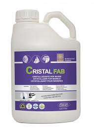 Produse Pentru Marmura, Travertin, Granit si Beton - CRISTALFAB C130 NEW CRISTALIZANT PE BAZA DE APA 5L FABER