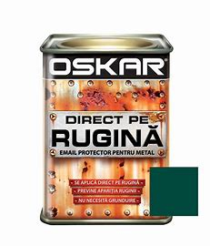 Finisaje Pentru Exterior - DIRECT PE RUGINA 3 IN 1 OSKAR 2.5L VERDE INCHIS