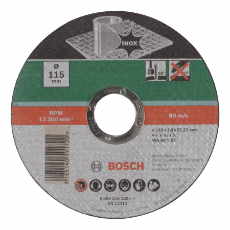 Accesorii taiere si slefuire - DISC INOX 115X1 BOSCH