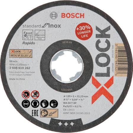 Accesorii taiere si slefuire - DISC INOX 125X1 BOSCH