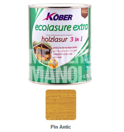 Vopsele - LAC PROTECTOR LAZUR EXTRA CIRES 0.75L KOBER