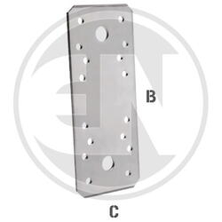 Sisteme sustinere si fixare - ELEMENT DE IMBINARE PLAT 116X45 103901000 EURONARCIS