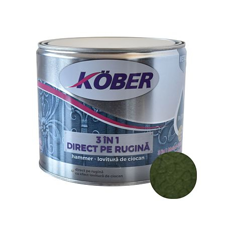 Finisaje Pentru Exterior - EMAIL 3IN1 PENTRU METAL VERDE 2.5L KOBER
