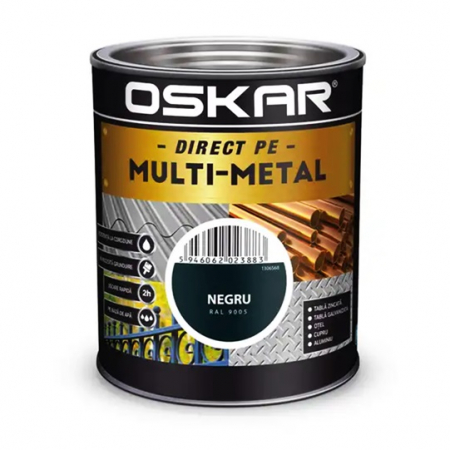 Tabla - EMAIL MULTIMETAL NEGRU RAL9005 0.75L OSKAR