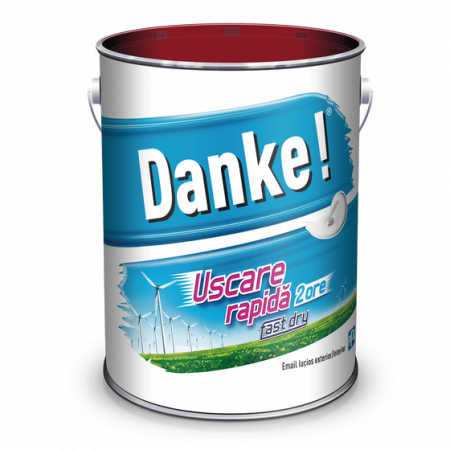 Vopsele Pentru Exterior - EMAIL USCARE RAPIDA 4L DANKE ALB
