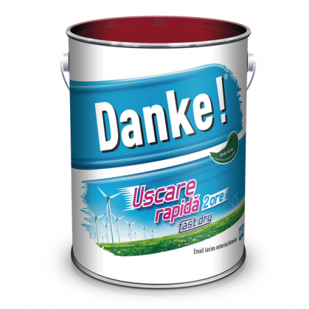 Vopsele Pentru Exterior - VOPSEA EXTERIOR DANKE VERDE INCHIS 4L