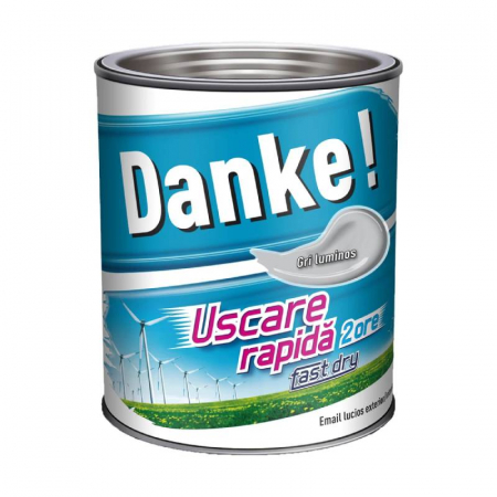 Finisaje Pentru Exterior - VOPSEA EXTERIOR DANKE GRI LUMINOS 0,75L