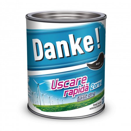 Vopsele - EMAIL USCARE RAPIDA DANKE 0.75L NEGRU