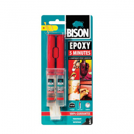 Amenajari Pentru Interior - 400005 EPOXY 5 MINUTE ADEZIV RAPID 2X12ML BISON