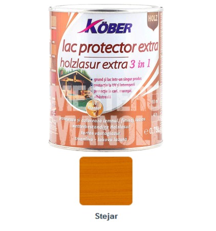 Lacuri - LAC PROTECTOR LAZUR EXTRA STEJAR 0.75L KOBER