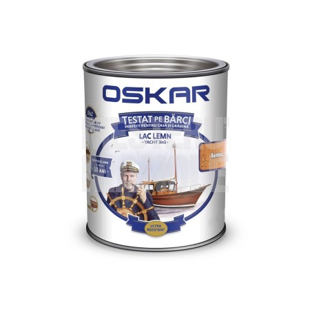 Materiale de Constructii - LAC LEMN 3 IN 1 ULTRA REZISTENT YACHT OSKAR BAMBUS 0.75L