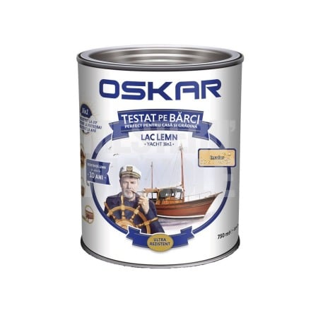 Finisaje Pentru Exterior - AQUA LAC PENTRU LEMN OSKAR, ALUN 2.5L
