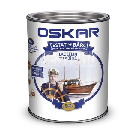 Finisaje Pentru Exterior - AQUA LAC PENTRU LEMN OSKAR, NUC 2.5L