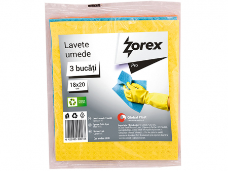 Folii si benzi adezive - LU20 LAVETE UMEDE ZOREX