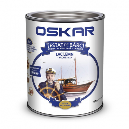 Finisaje Pentru Exterior - AQUA LAC PENTRU LEMN OSKAR, WENGE 0.75L